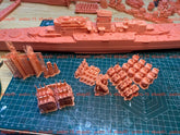 3d Printed Kits 1/350 Uss Annapolis Heavy Cruiser(full Hull/waterline)